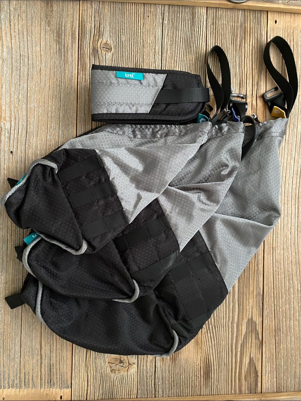 trtl Travel Bags. S,M, and L with Strap.